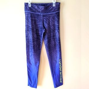 Under Armour ColdGear fleece lined leggings purple SM-MD